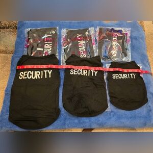 Security Black Graphic Dog Tank, 3 Sizes Available S,M,L, Price Is For 1